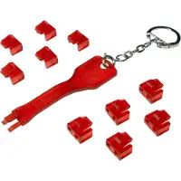Logilink MP0043, Beveiliging van notebooks, Rood