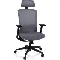 Hjh OFFICE CAPTIVO - Professionele bureaustoel Grijs