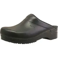 Sanita Klomp Men Original Karl PU Open Black-Schoenmaat 48