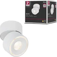 Paulmann Plafondlamp , Spircle, Wit, Woonkamer, Metaal, Modern
