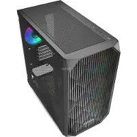 Sharkoon PC behuizing mATX - - MK3 RGB - Gehard glas - 4 ventilatoren - USB-C