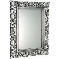 Sapho Scule spiegel met lijst, 70x100cm, Zilver