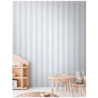 A.S. Création STREPEN BEHANG | Basic - Blauw Crème - Lilly & Luis