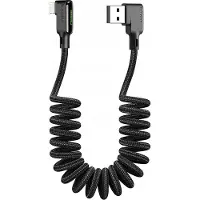 Mcdodo USB to Lightning cable, CA-7300, angled, 1.8m (black)