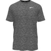 Nike Sportshirt Men Hydroguard Heathered Black-S