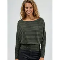 Busem Gestreepte Boot Hals Blouse