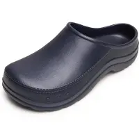 Ladeheid Tuinklompen voor heren ultralicht EVA tuinschoenen LA-CA-ComoMan - marineblauw, maat 40