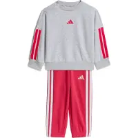 Adidas Trainingspak 'Essentials' grijs gemêleerd / knalrood