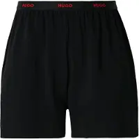 HUGO Pyjamabroek rood / zwart