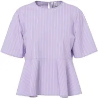Pieces Blouse lavendel / wit