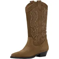 Bershka Cowboylaarzen cognac