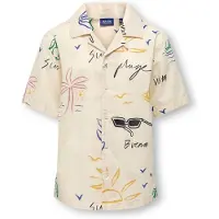 Only & Sons Junior Overhemd 'OSJLuke' blauw / geel / groen / oudroze / zwart / offwhite