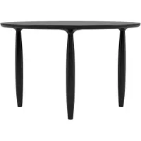 NORR11 Oku eettafel Zwart eiken, Ø120 cm