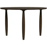 NORR11 Oku Dining Table Ø120 Cm - Eettafels & bartafels Multiplex Dark Smoke - W3OKU33079FSCODSNO00000
