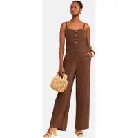 Love & roses Jumpsuit chocoladebruin