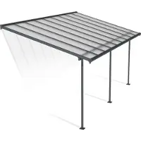 Canopia By Palram Aluminium terrasoverkapping Sierra Palram - Canopia 3 x 5,46 grijs