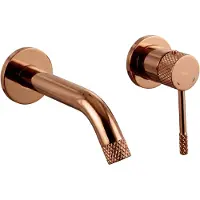 REA - Inbouw Wastafelkraan Venti Copper - 17,5 x 10 x 12,5 cm