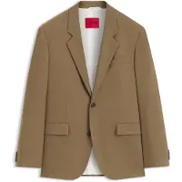 HUGO Modern-fit colbert van hoogwaardig stretchtwill Maat 46