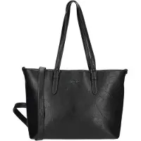 Enrico Benetti Julia shopper – 15 inch laptop – dames laptoptas - Werktas dames - 65019 – Zwart