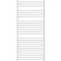 LuxeBath Elektrische badkamerradiator met verwarmingselement 900W 750x1500 mm Wit rechte zijaansluiting & thermostaat Digitaal display
