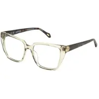 Just cavalli VJC186 53/17/140 Transparant Groen Acetaat Zonnebril Vrouwen VJC186