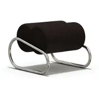 NORR11 Fave Footstool - Voetenbanken Metaal Baru - W1FAV14018CHMECRKVBA390
