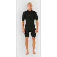 Rip Curl Dawn Patrol Spring 22 2 Mm Shorty Met Korte Mouwen En Rits Op De Rug