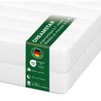 Dreamstar Ergonomische koudschuimmatras met 7 zones | 80 x 200 cm | 16 cm | Hardheid H3 & H4 | Easy Flex