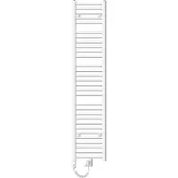 LuxeBath Elektrische badkamerradiator met verwarmingselement 1200W 300x1800 mm wit recht met zijaansluiting