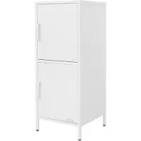 ML-Design Archiefkast 40x101.5x40 cm Wit Kantoorkast met 2 stalen deuren ML design