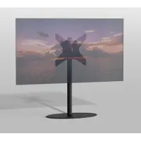 Cavus Vloerstandaard ELLIPS zwart 100 cm VESA 400x400