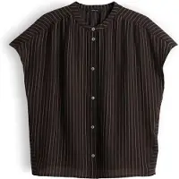 Opus Blouse 'Friepe' sand / bruin