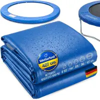 Monzana Trampoline Randafdekking Blauw ø426cm