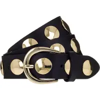 B.belt Riem goud / zwart