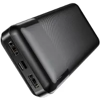 Hoco Powerbank 2x USB snellader 20.000 Mah Black