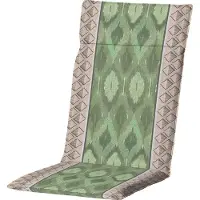 Madison - Hoge rug - Ikatin green - 120x50 - Groen