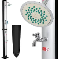 Monzana Buitendouche Solar ZilverZwart 35 Liter