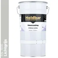 Holdbar Vloercoating Lichtgrijs (RAL 7035) 5 kg