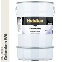 Holdbar Vloercoating Gebroken Wit (RAL 9010) 10 kg