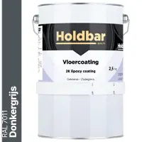 Holdbar Vloercoating Donkergrijs (RAL 7011) 2,5 kg