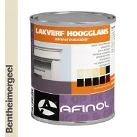 Afinol Hoogglans Lakverf Bentheimergeel (G0.08.84) 750 ml