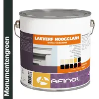 Afinol Hoogglans Lakverf Monumentengroen (N0.15.10) 2,5 liter