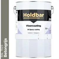 Holdbar Vloercoating Betongrijs (RAL 7023) 2,5 kg