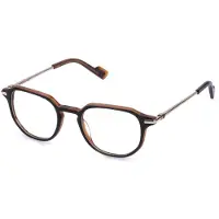 Sting Bril - - VST598 - Acetaat - Zwart (Top nero+avana) - Rond
