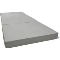 Odol-Plusz Logeermatras 80x200x10 cm H3 – Opvouwbaar Vouwmatras met Draagtas – Schuimmatras voor Volwassenen, Camper en Logeerkamer, grijs