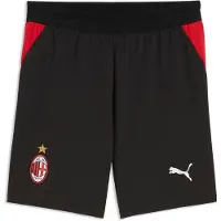 Puma Sportbroek 'AC Milan 26/27' geel / vuurrood / zwart / wit