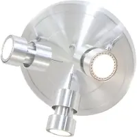 Steinhauer Spot Natasja 7905ST staal ronde 3-lichts spot met GU10 lichtbronnen, verstelbaar en dim to warm, , modern design