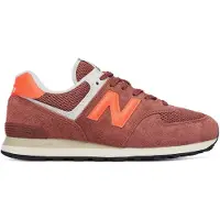 New Balance Sneakers laag '574' oranje / bourgogne