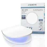 Schutte Blakely softclose toiletzitting met quick release en LED-verlichting wit glans
