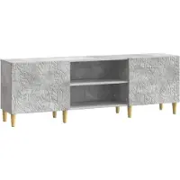 vidaXL TV Kast 150 x 31 x 50 cm Betongrijs Bewerkt hout